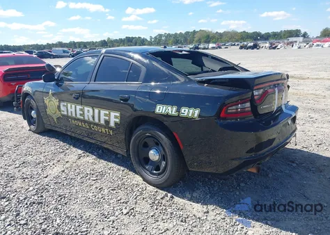 2019 Dodge Charger Police Rwd from USA, damaged, VIN 2C3CDXAT2KH627434